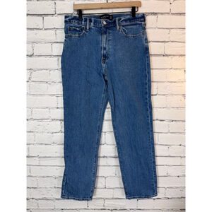 Men's Abercrombie & Fitch Straight 90’s Loose Fit Blue Jeans Size 33x32